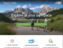 Tablet Screenshot of footprint-holidays.com